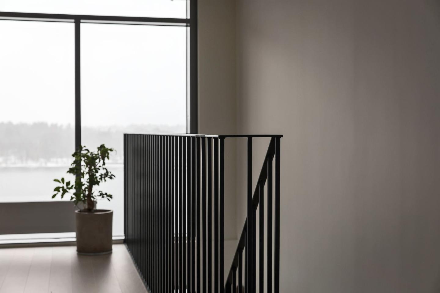 Invändiga glasdörrar